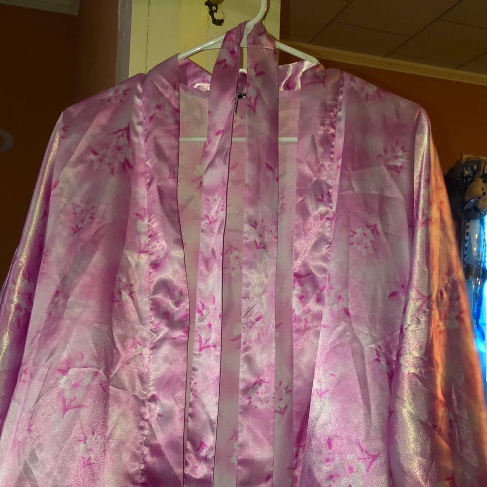 Silk robe